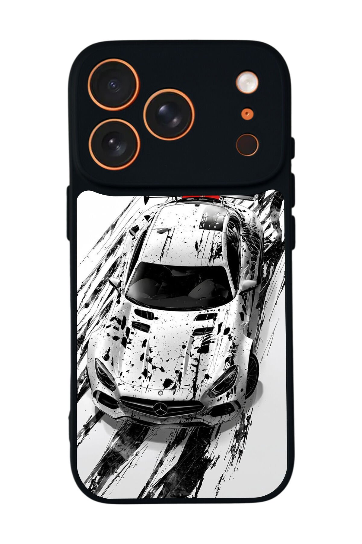 iPhone 17 Pro Max Uyumlu Mercedes Tasarımlı Glossy Premium Kılıf