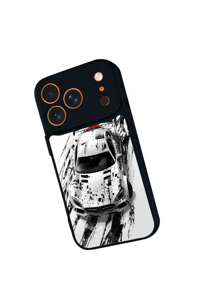 iPhone 17 Pro Max Uyumlu Mercedes Tasarımlı Glossy Premium Kılıf