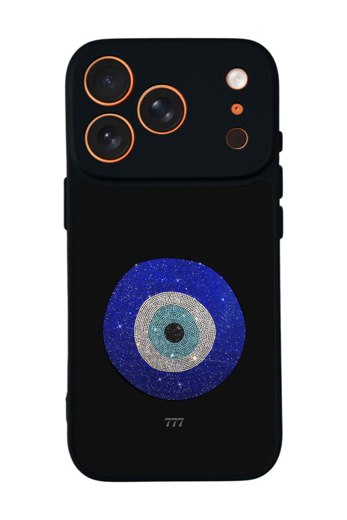 iPhone 17 Pro Max Uyumlu Nazar Tasarımlı Glossy Premium Kılıf