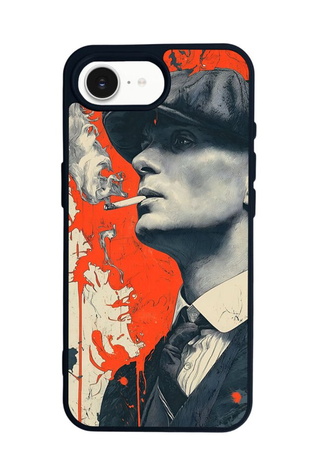 iPhone 16E Uyumlu Peaky Blinders Tasarımlı Glossy Premium Kılıf
