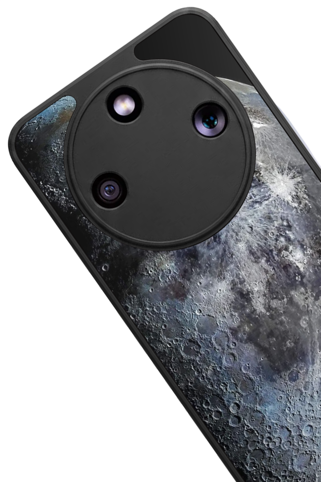 Honor Magic 8 Lite Uyumlu Ay Tasarımlı Glossy Premium Kılıf