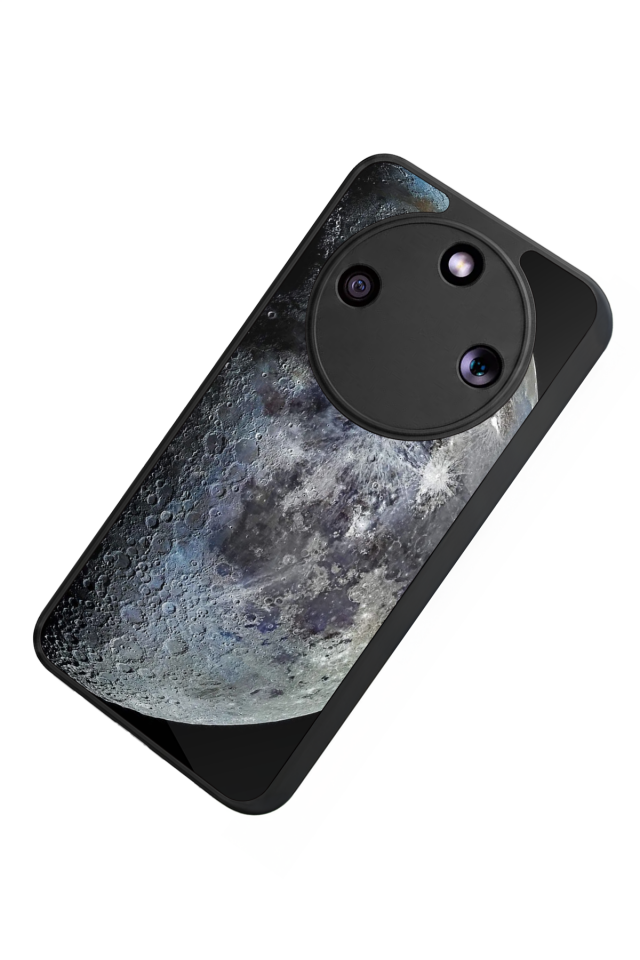 Honor Magic 8 Lite Uyumlu Ay Tasarımlı Glossy Premium Kılıf