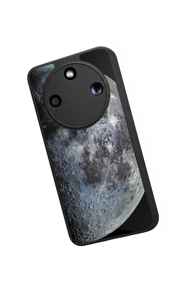 Honor Magic 8 Lite Uyumlu Ay Tasarımlı Glossy Premium Kılıf