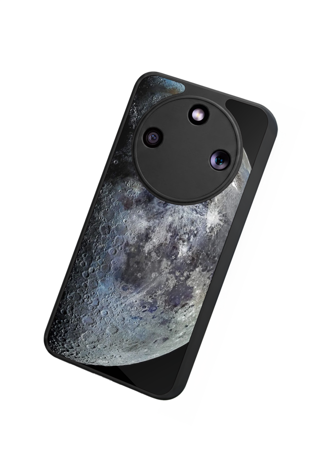 Honor Magic 8 Lite Uyumlu Ay Tasarımlı Glossy Premium Kılıf