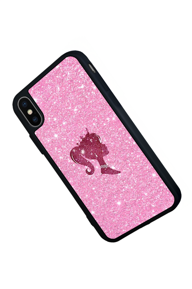 iPhone X/ XS Uyumlu Barbie Tasarımlı Glossy Premium Kılıf