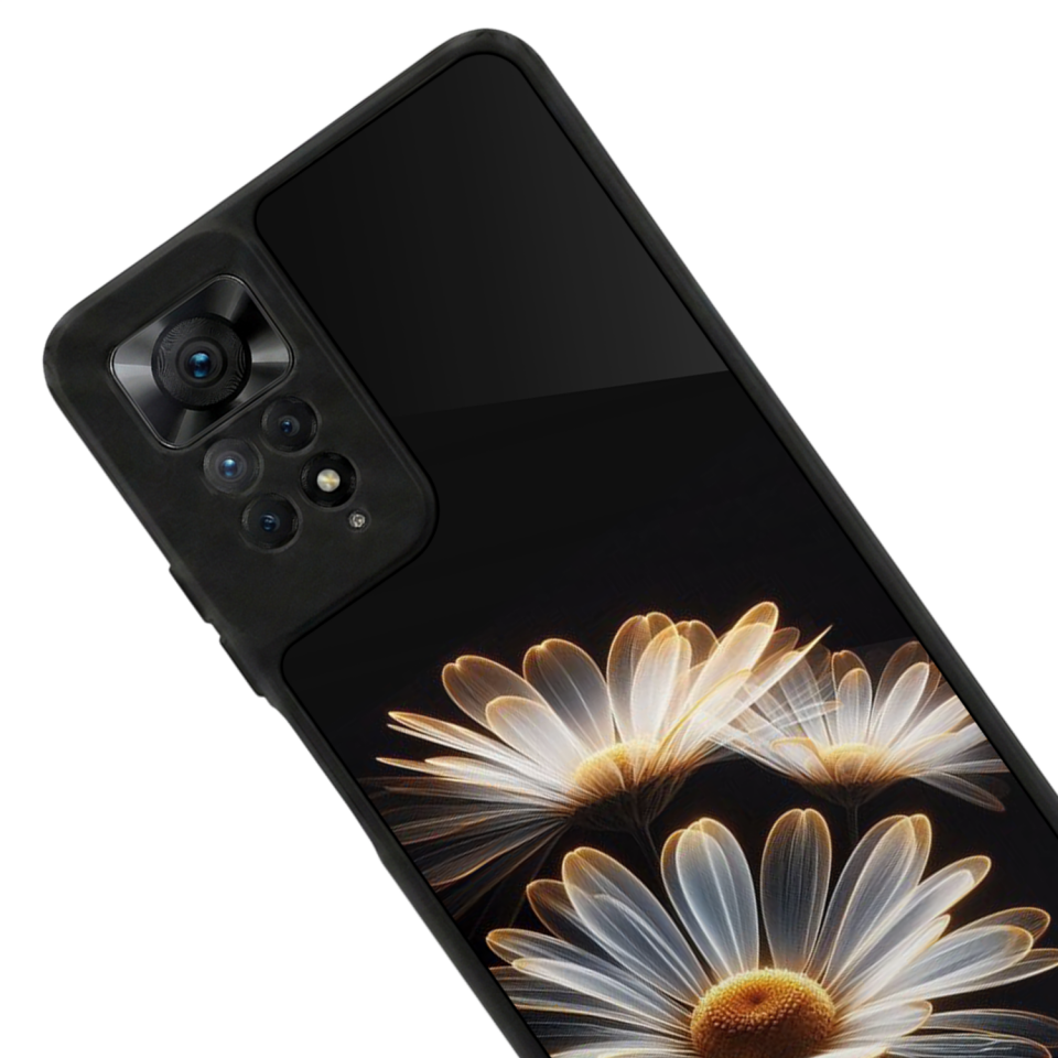 Xiaomi Redmi Note 11 Pro Uyumlu Cicek Tasarımlı Glossy Premium Kılıf