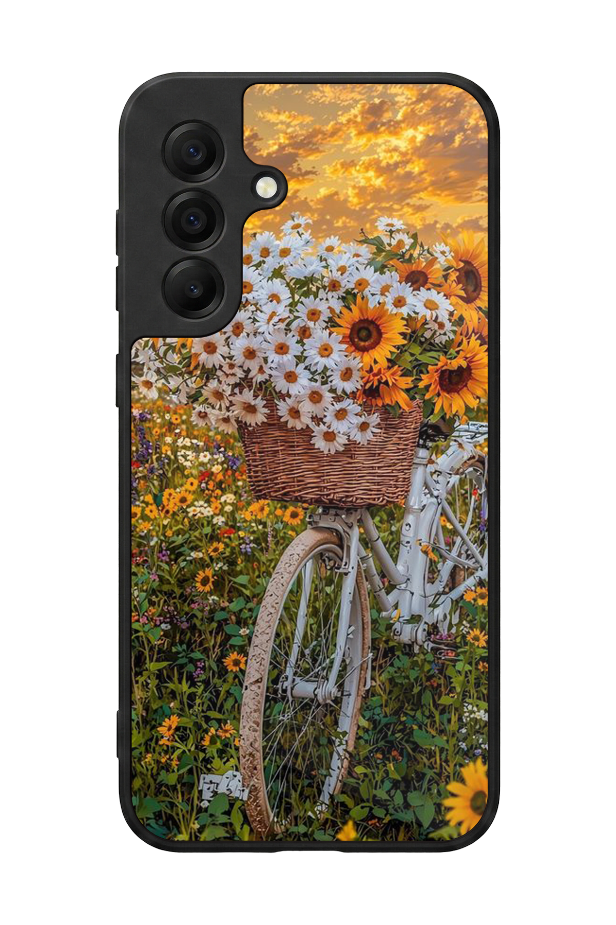 Samsung Galaxy A17 Uyumlu Cicek Tasarımlı Glossy Premium Kılıf