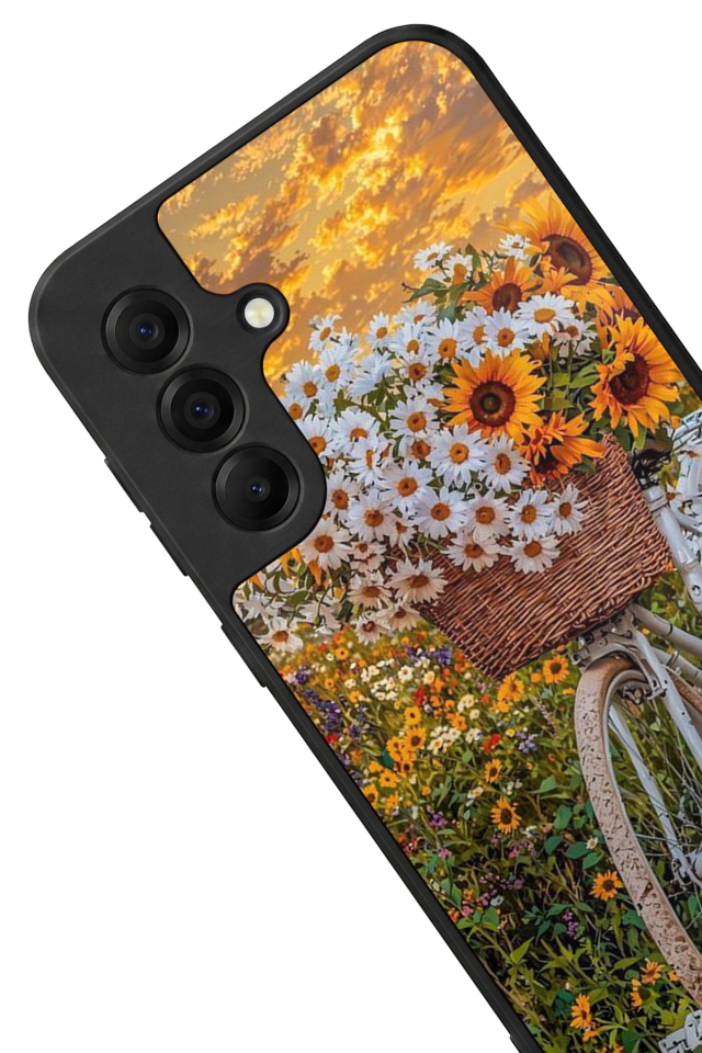 Samsung Galaxy A17 Uyumlu Cicek Tasarımlı Glossy Premium Kılıf
