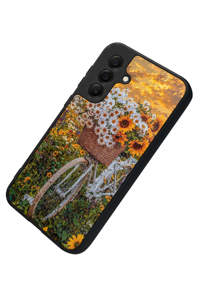 Samsung Galaxy A17 Uyumlu Cicek Tasarımlı Glossy Premium Kılıf