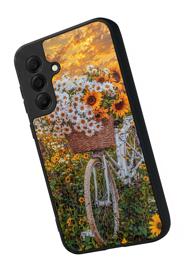Samsung Galaxy A17 Uyumlu Cicek Tasarımlı Glossy Premium Kılıf