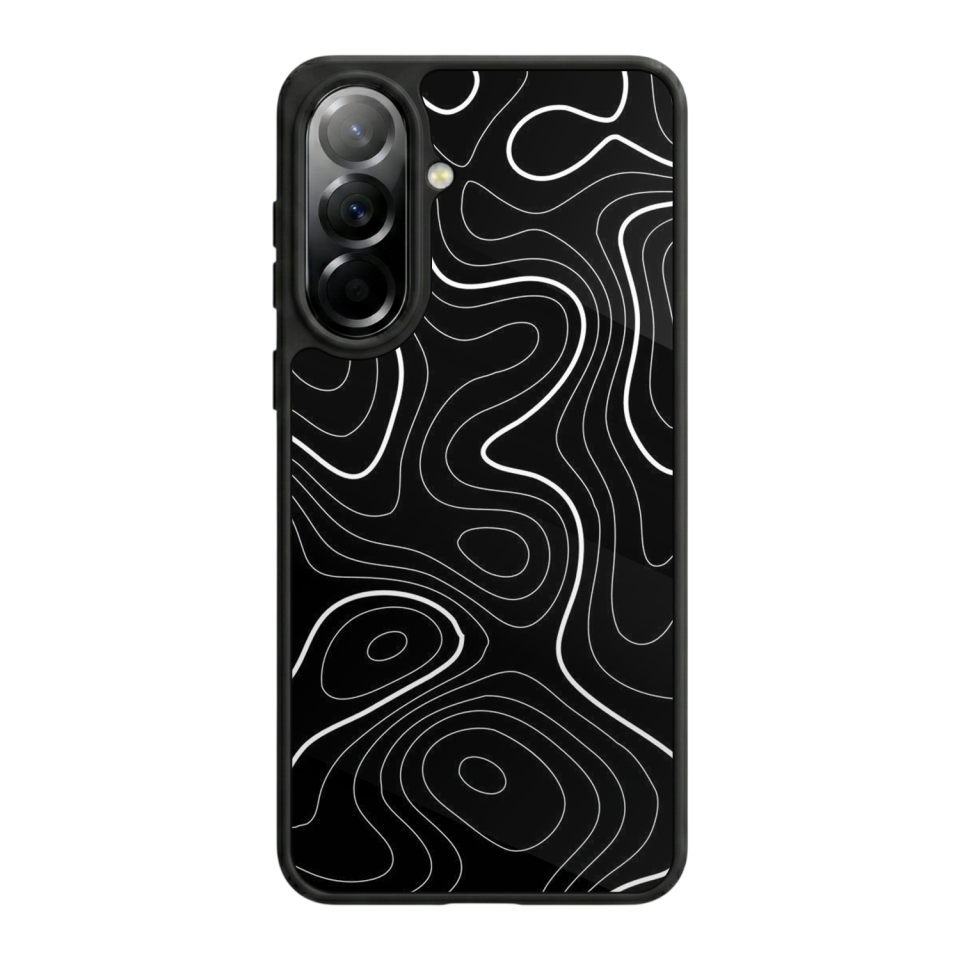 Samsung Galaxy A57 Uyumlu Çizgi Sanatı Tasarımlı Glossy Premium Kılıf