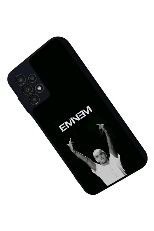 Samsung Galaxy A23 Uyumlu Eminem Tasarımlı Glossy Premium Kılıf