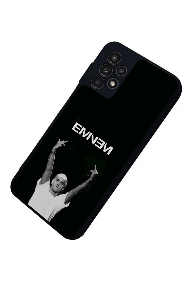 Samsung Galaxy A23 Uyumlu Eminem Tasarımlı Glossy Premium Kılıf