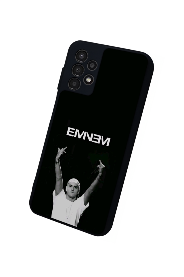 Samsung Galaxy A23 Uyumlu Eminem Tasarımlı Glossy Premium Kılıf