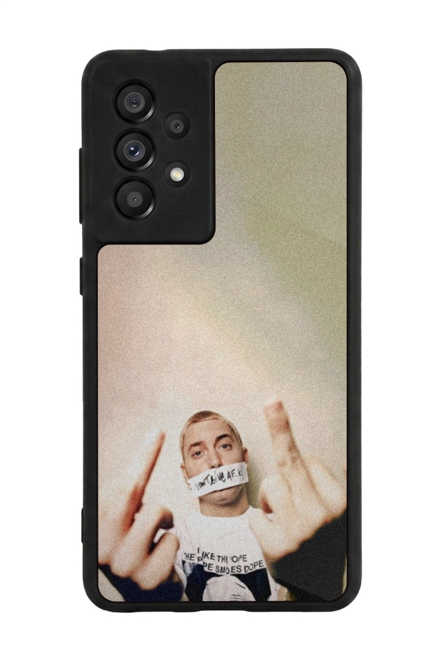 Samsung Galaxy A73 Uyumlu Eminem Tasarımlı Glossy Premium Kılıf