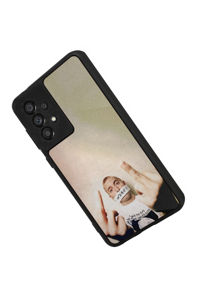 Samsung Galaxy A73 Uyumlu Eminem Tasarımlı Glossy Premium Kılıf