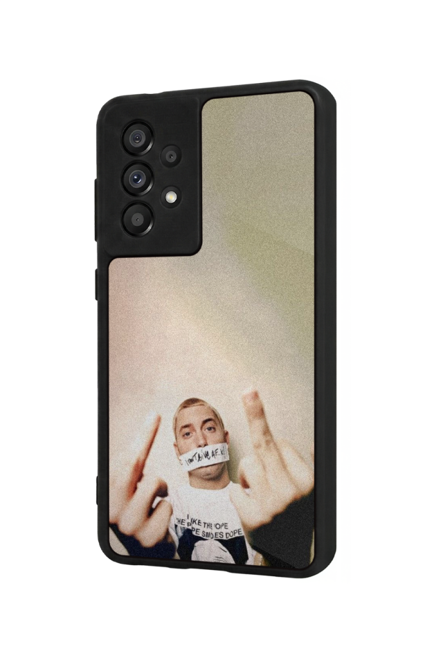 Samsung Galaxy A73 Uyumlu Eminem Tasarımlı Glossy Premium Kılıf