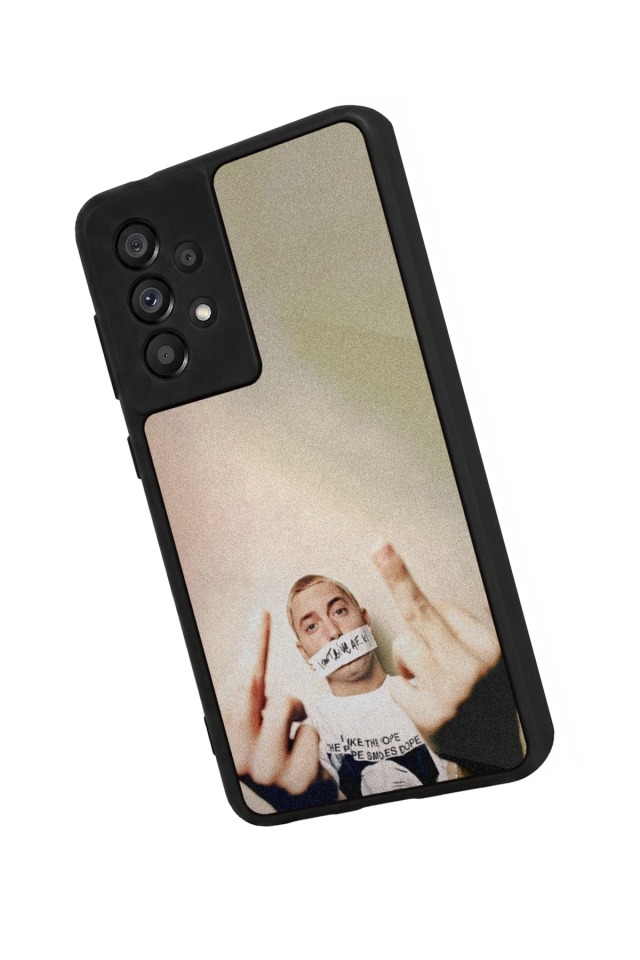 Samsung Galaxy A73 Uyumlu Eminem Tasarımlı Glossy Premium Kılıf