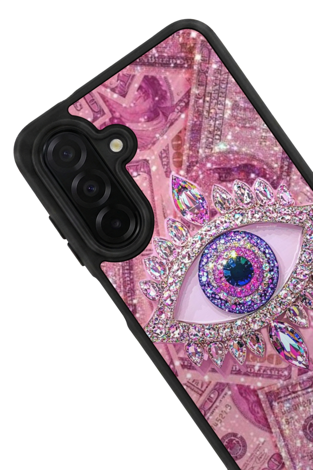 Samsung Galaxy A36 Uyumlu Göz Tasarımlı Glossy Premium Kılıf