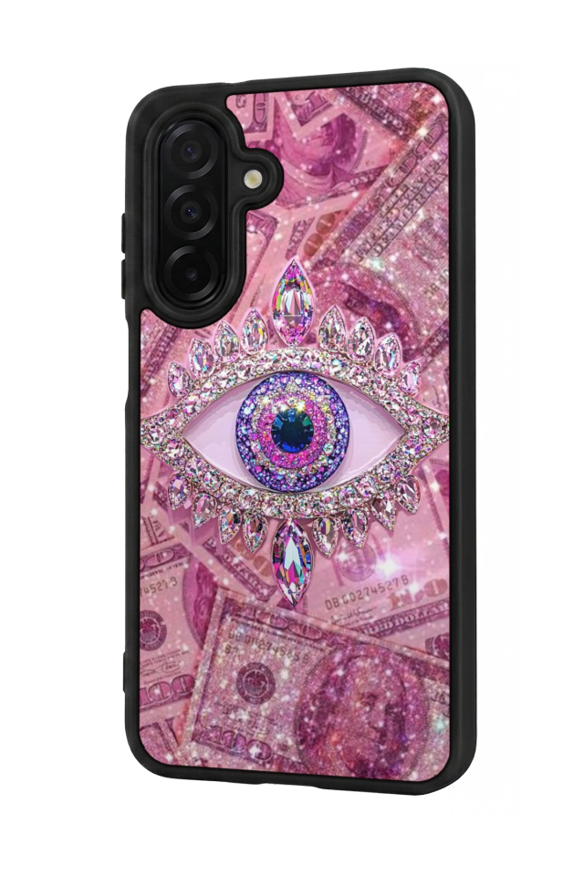 Samsung Galaxy A36 Uyumlu Göz Tasarımlı Glossy Premium Kılıf