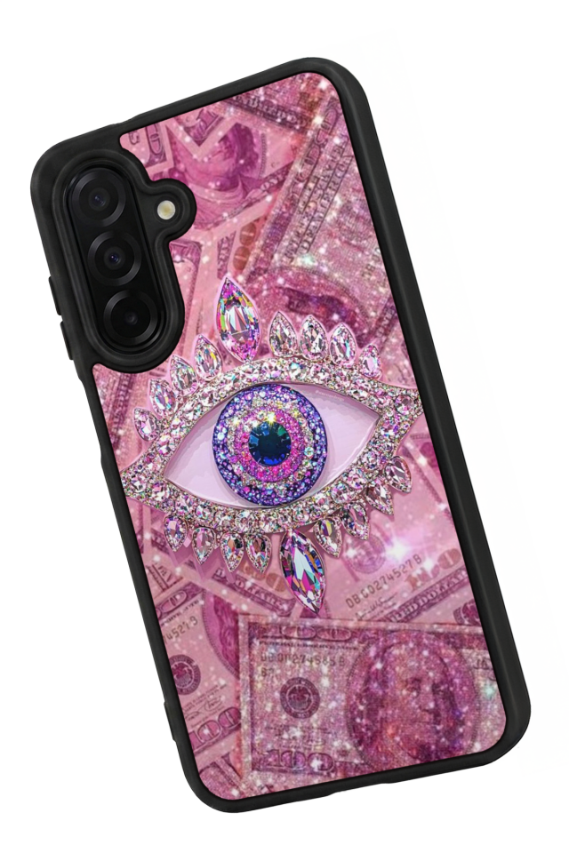 Samsung Galaxy A36 Uyumlu Göz Tasarımlı Glossy Premium Kılıf