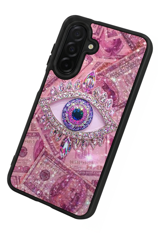 Samsung Galaxy A36 Uyumlu Göz Tasarımlı Glossy Premium Kılıf