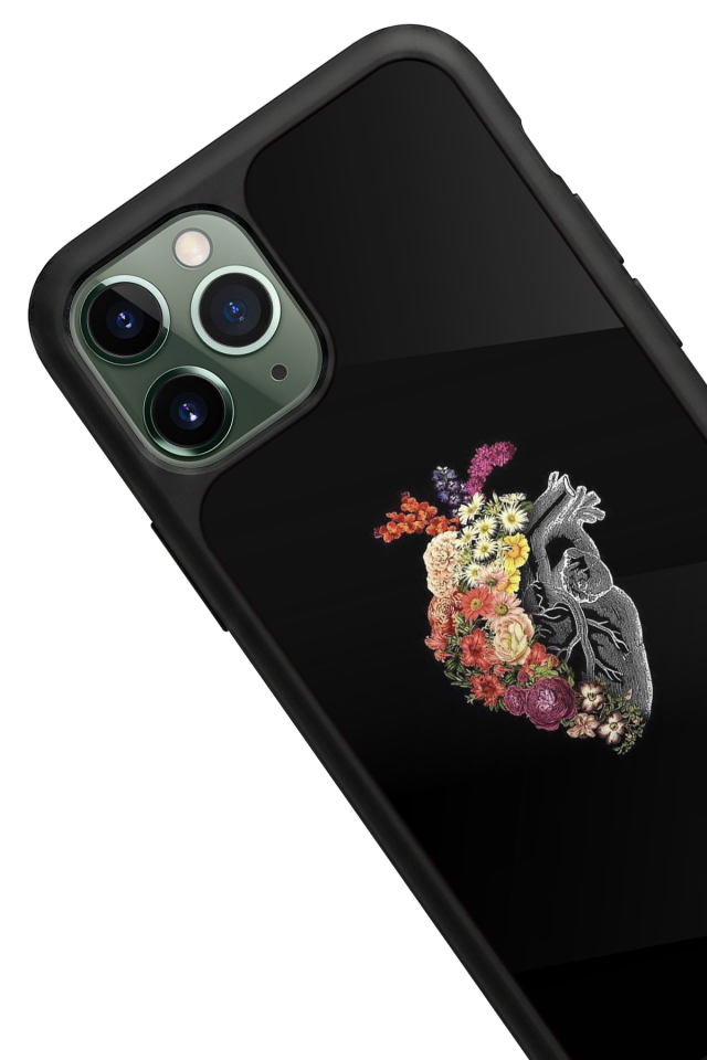 iPhone 11 Pro Uyumlu Kalp Love Tasarımlı Glossy Premium Kılıf