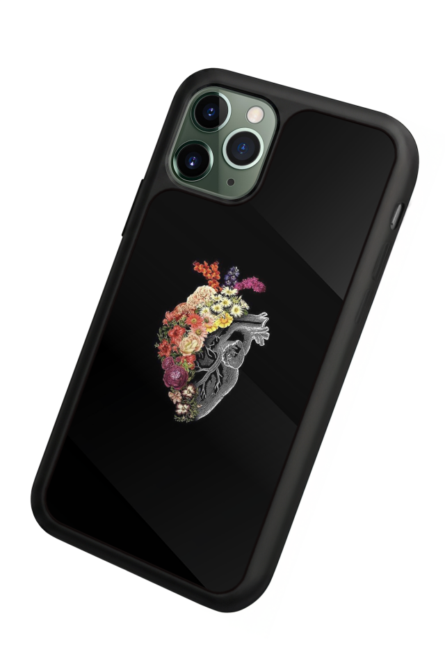 iPhone 11 Pro Uyumlu Kalp Love Tasarımlı Glossy Premium Kılıf
