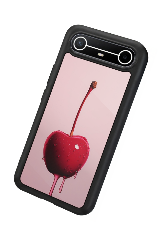 Tecno Spark Slim 5G Uyumlu Kiraz Tasarımlı Glossy Premium Kılıf