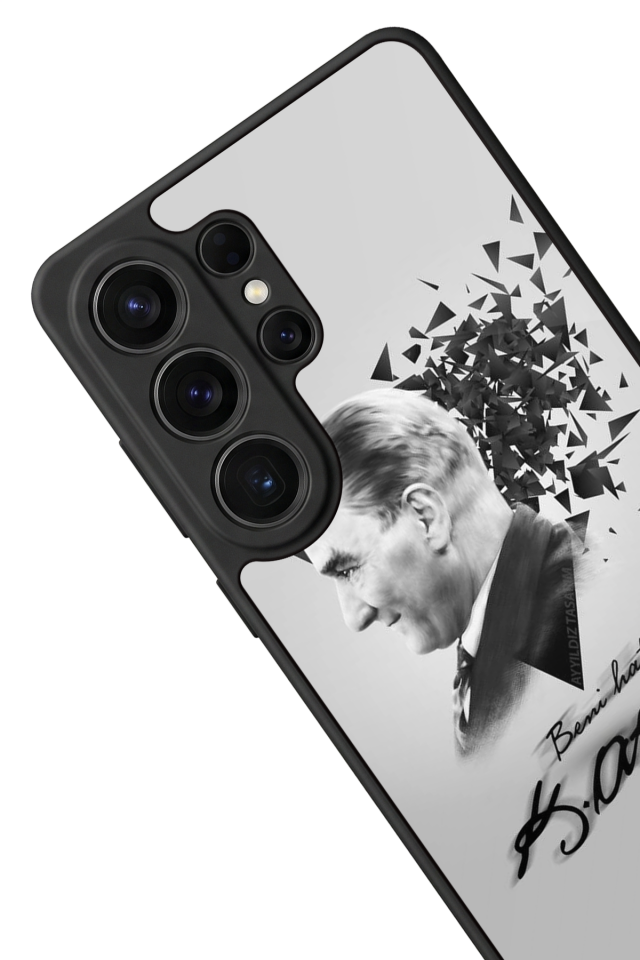 Samsung Galaxy S26 Ultra Uyumlu Mustafa Kemal Ataturk Tasarımlı Glossy Premium Kılıf
