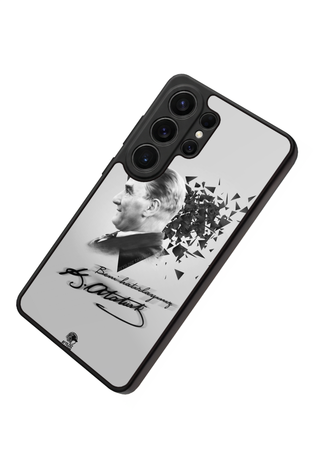 Samsung Galaxy S26 Ultra Uyumlu Mustafa Kemal Ataturk Tasarımlı Glossy Premium Kılıf