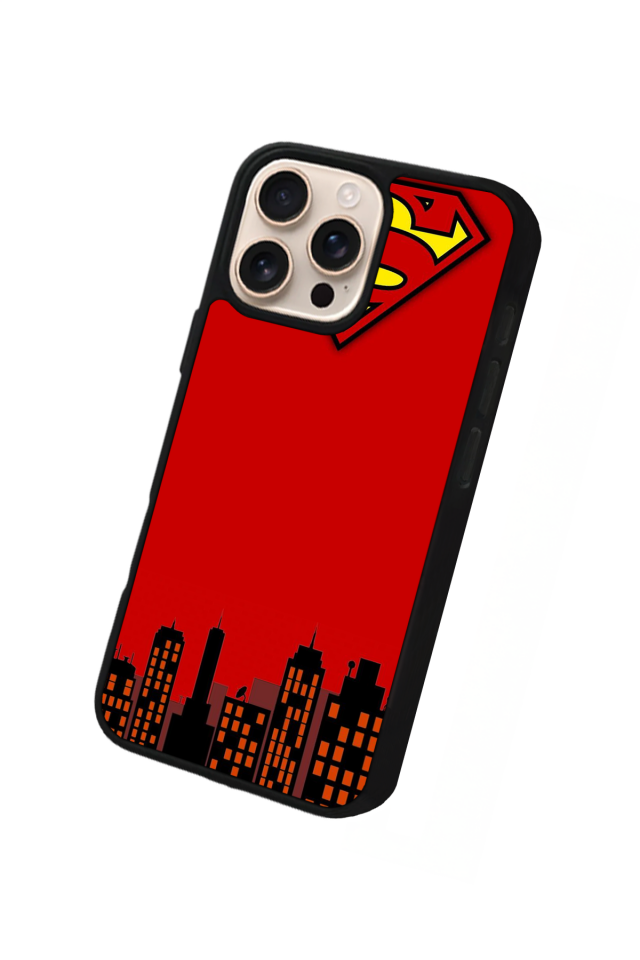 iPhone 15 Pro Max Uyumlu Superman Tasarımlı Glossy Premium Kılıf