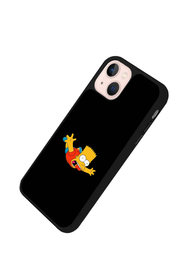iPhone 13/14 Uyumlu The Simpsons Tasarımlı Glossy Premium Kılıf