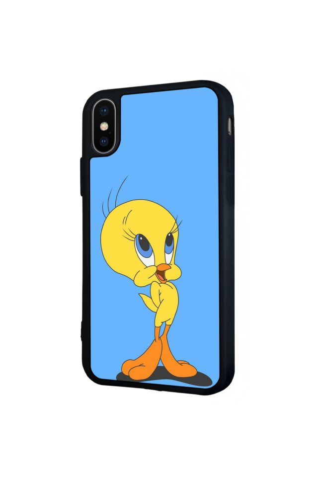 iPhone XS Max Uyumlu Tweety Tasarımlı Glossy Premium Kılıf