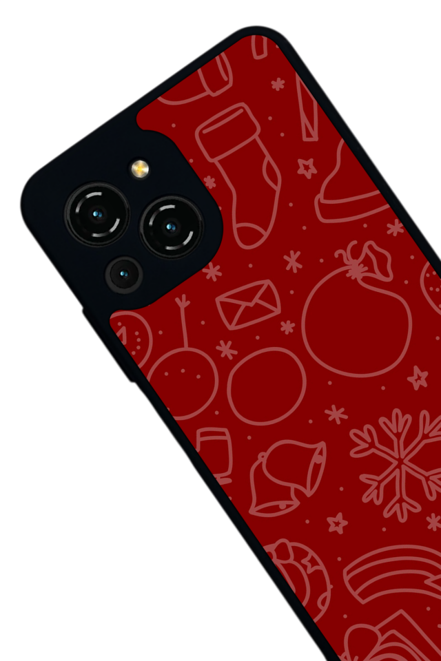 Reeder S23 Pro Max Uyumlu Yilbasi Christmas Tasarımlı Glossy Premium Kılıf