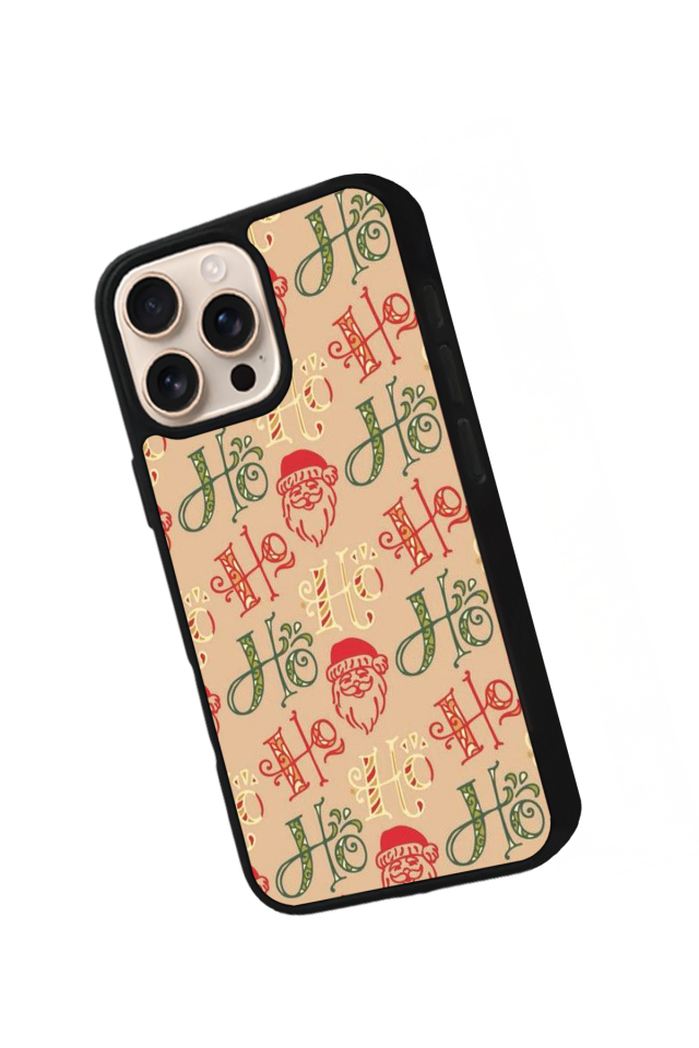 iPhone 16 Pro Uyumlu Yilbasi Christmas Tasarımlı Glossy Premium Kılıf