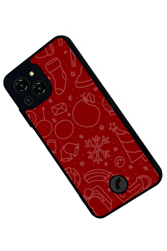 Reeder S23 Pro Max Uyumlu Yilbasi Christmas Tasarımlı Glossy Premium Kılıf