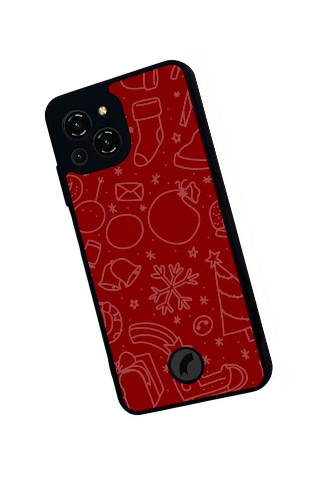 Reeder S23 Pro Max Uyumlu Yilbasi Christmas Tasarımlı Glossy Premium Kılıf