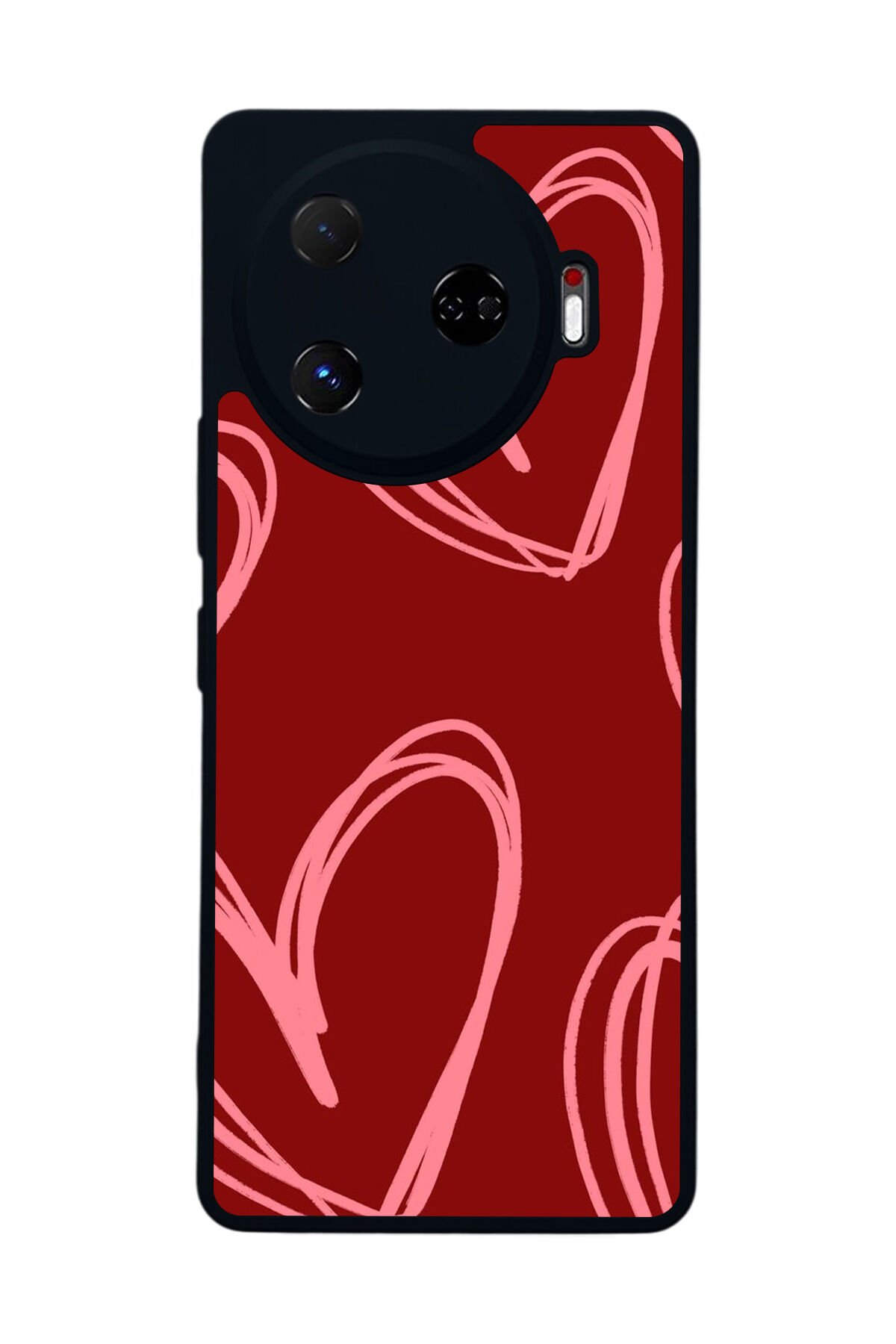 Tecno Camon 30 Pro Uyumlu Kalp Love Tasarımlı Glossy Premium Kılıf