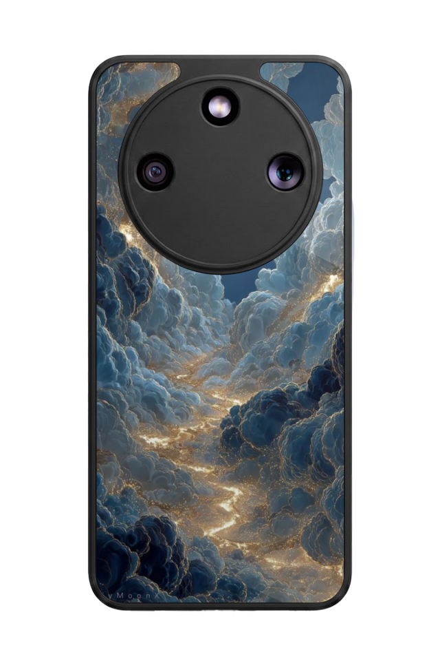 Honor Magic 8 Lite Uyumlu Ay Tasarımlı Glossy Premium Kılıf