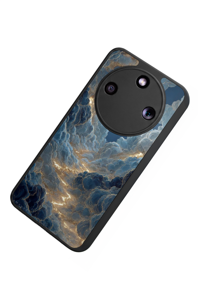 Honor Magic 8 Lite Uyumlu Ay Tasarımlı Glossy Premium Kılıf