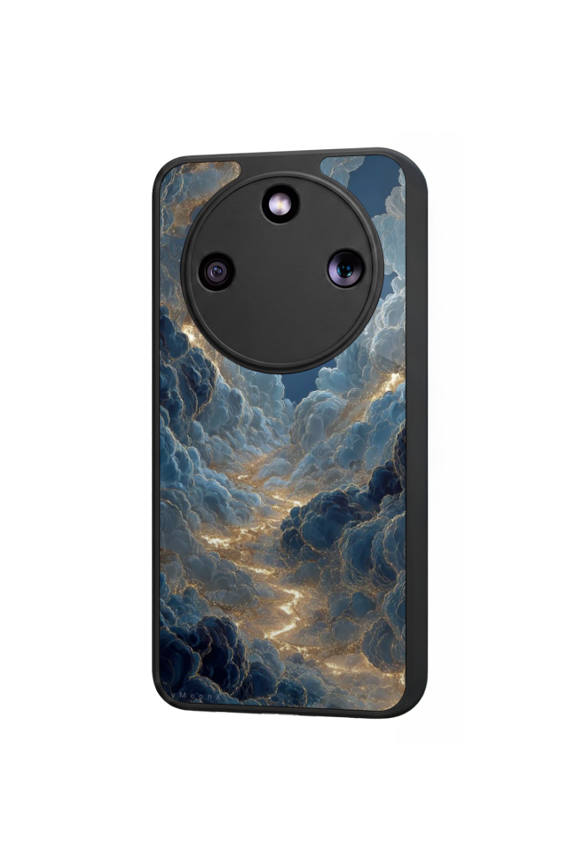 Honor Magic 8 Lite Uyumlu Ay Tasarımlı Glossy Premium Kılıf