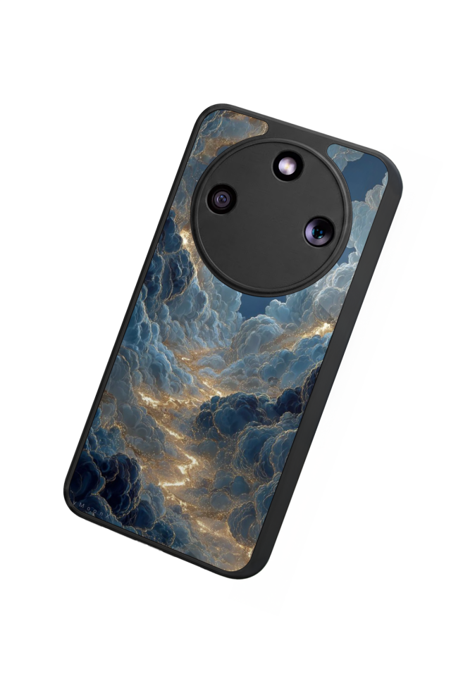 Honor Magic 8 Lite Uyumlu Ay Tasarımlı Glossy Premium Kılıf