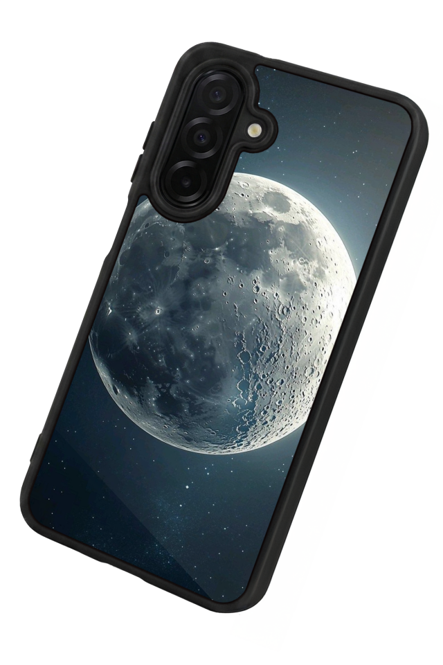 Samsung Galaxy A36 Uyumlu Ay Tasarımlı Glossy Premium Kılıf