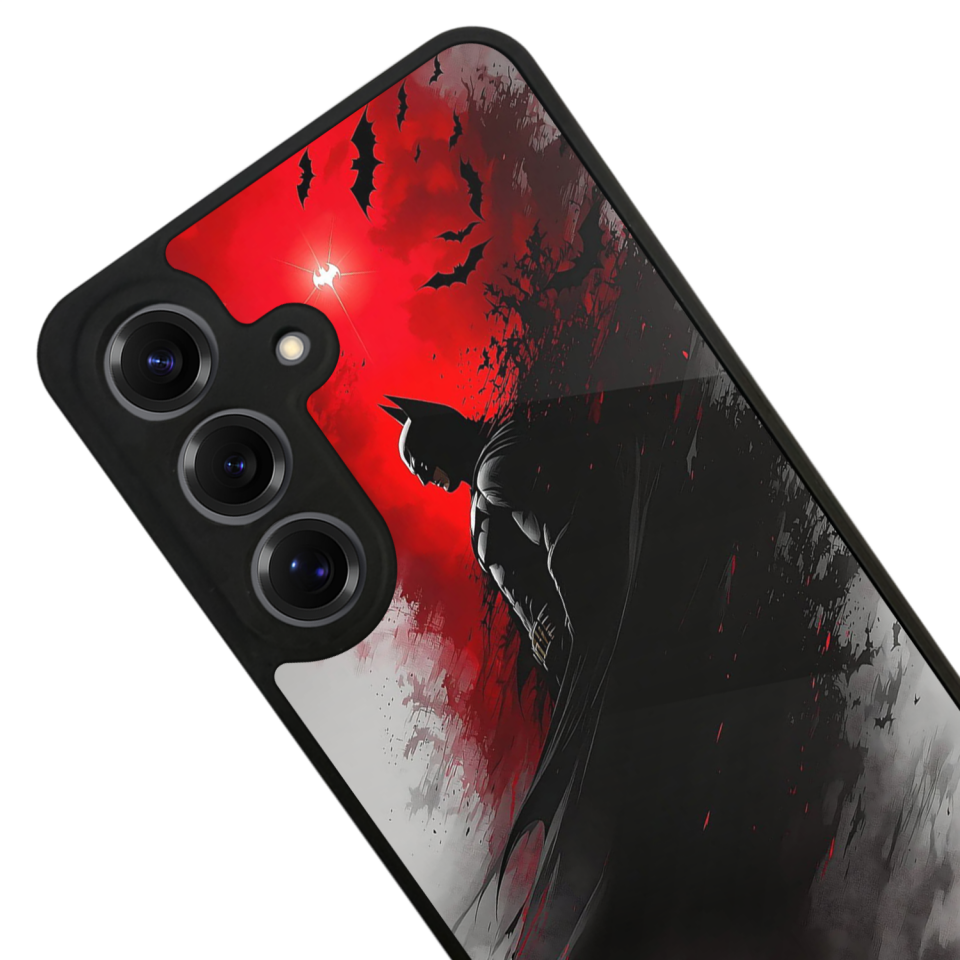 Samsung Galaxy S25 Uyumlu Batman Tasarımlı Glossy Premium Kılıf