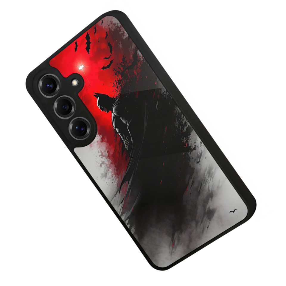 Samsung Galaxy S25 Uyumlu Batman Tasarımlı Glossy Premium Kılıf