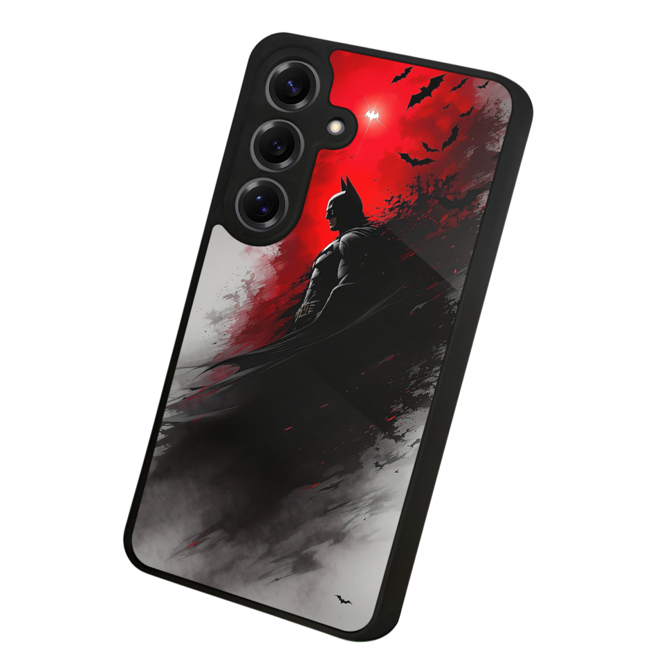 Samsung Galaxy S25 Uyumlu Batman Tasarımlı Glossy Premium Kılıf