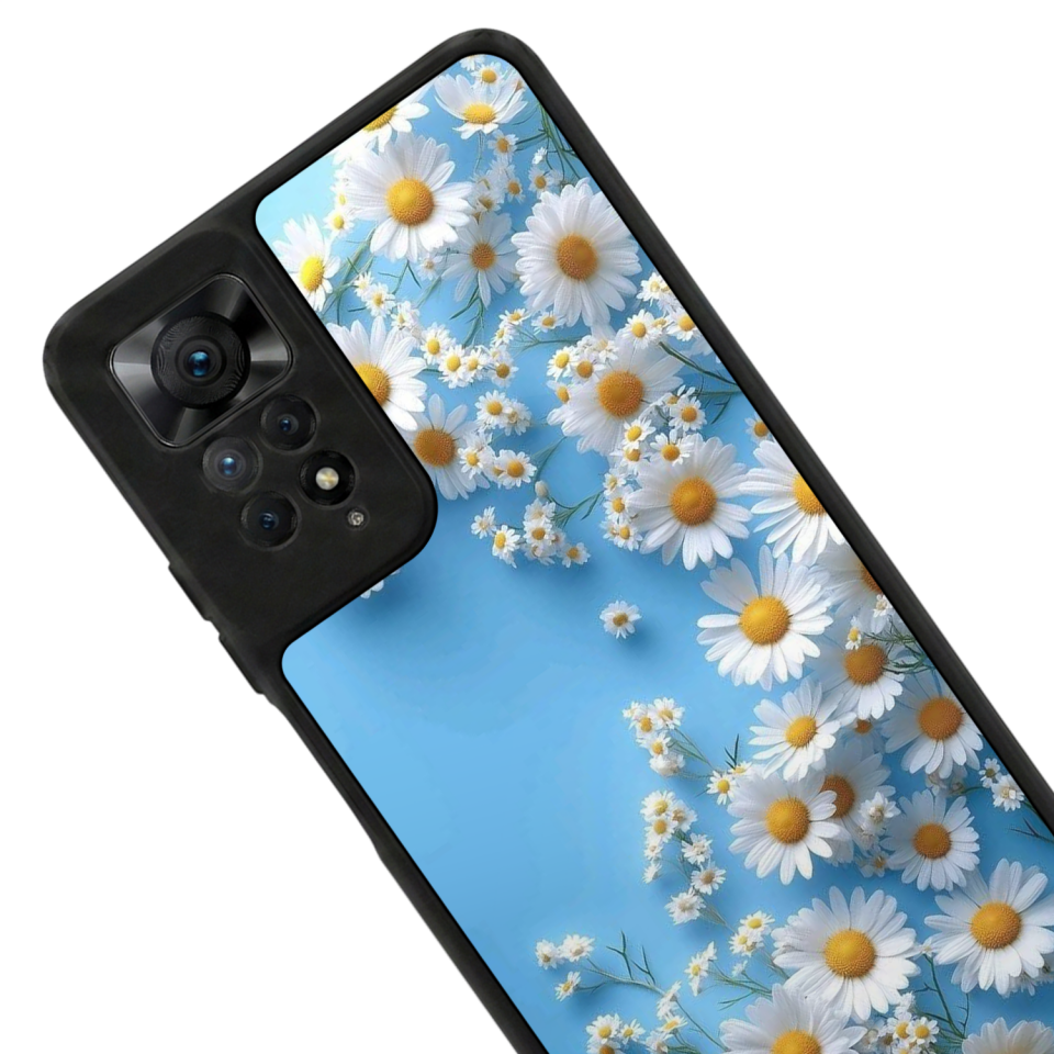 Xiaomi Redmi Note 11 Pro Uyumlu Cicek Tasarımlı Glossy Premium Kılıf