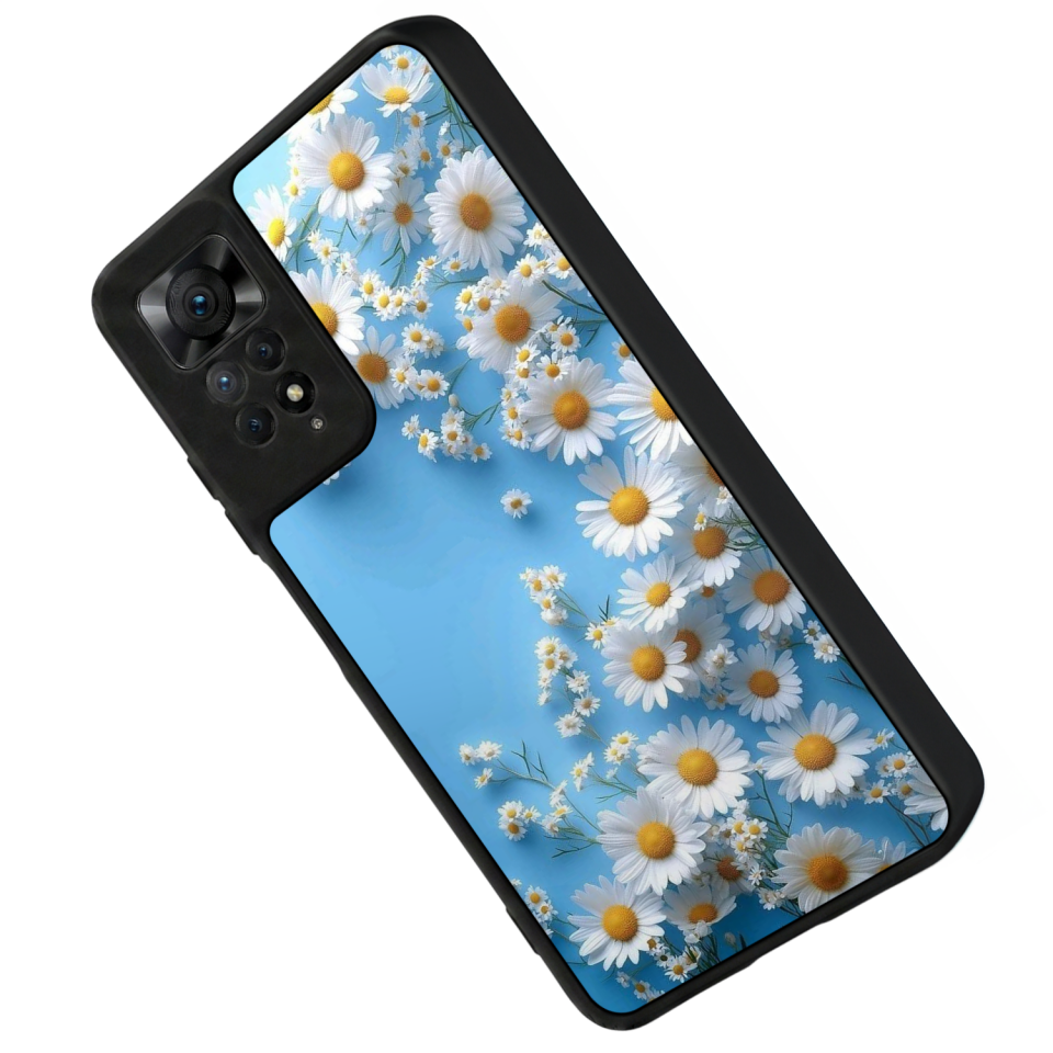 Xiaomi Redmi Note 11 Pro Uyumlu Cicek Tasarımlı Glossy Premium Kılıf