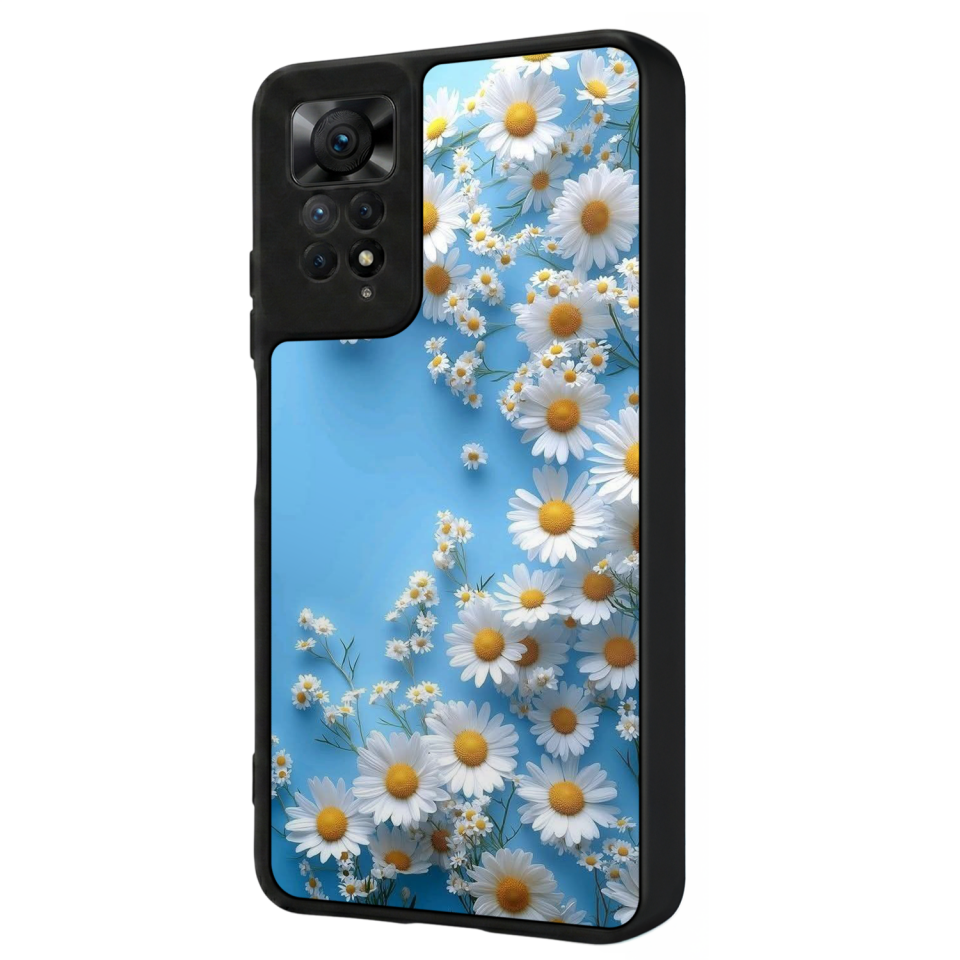 Xiaomi Redmi Note 11 Pro Uyumlu Cicek Tasarımlı Glossy Premium Kılıf